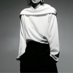 Hm blouse with low cut back